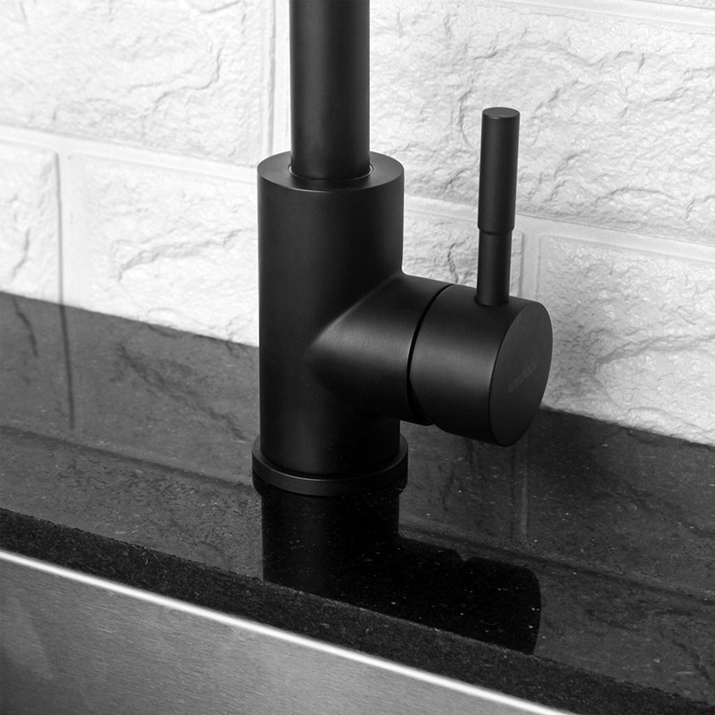 Modern Kitchen Sink Faucet with Single Handle - Gray, Black, Gold
