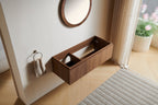 48" Muri Bathroom Vanity with Soft-Close Drawers - Brown Oak or Espresso