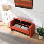 Modern Teddy Upholstered Bed End Bench with Storage - Multiple Colors