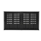 Extra Large Heavy Duty Dog Crate with Removable Pans - Black