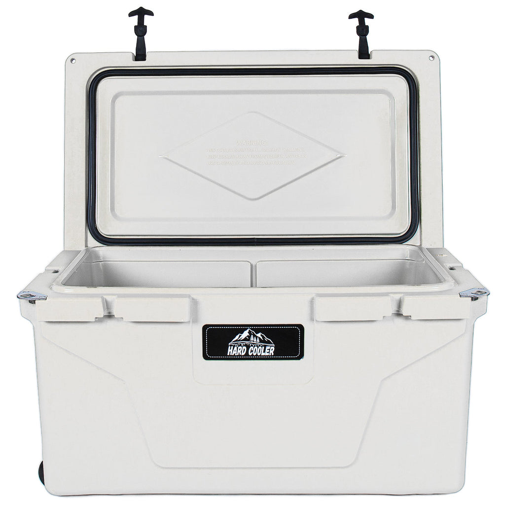 85 Quart Heavy-Duty Cooler with 6–10 Day Ice Retention – White