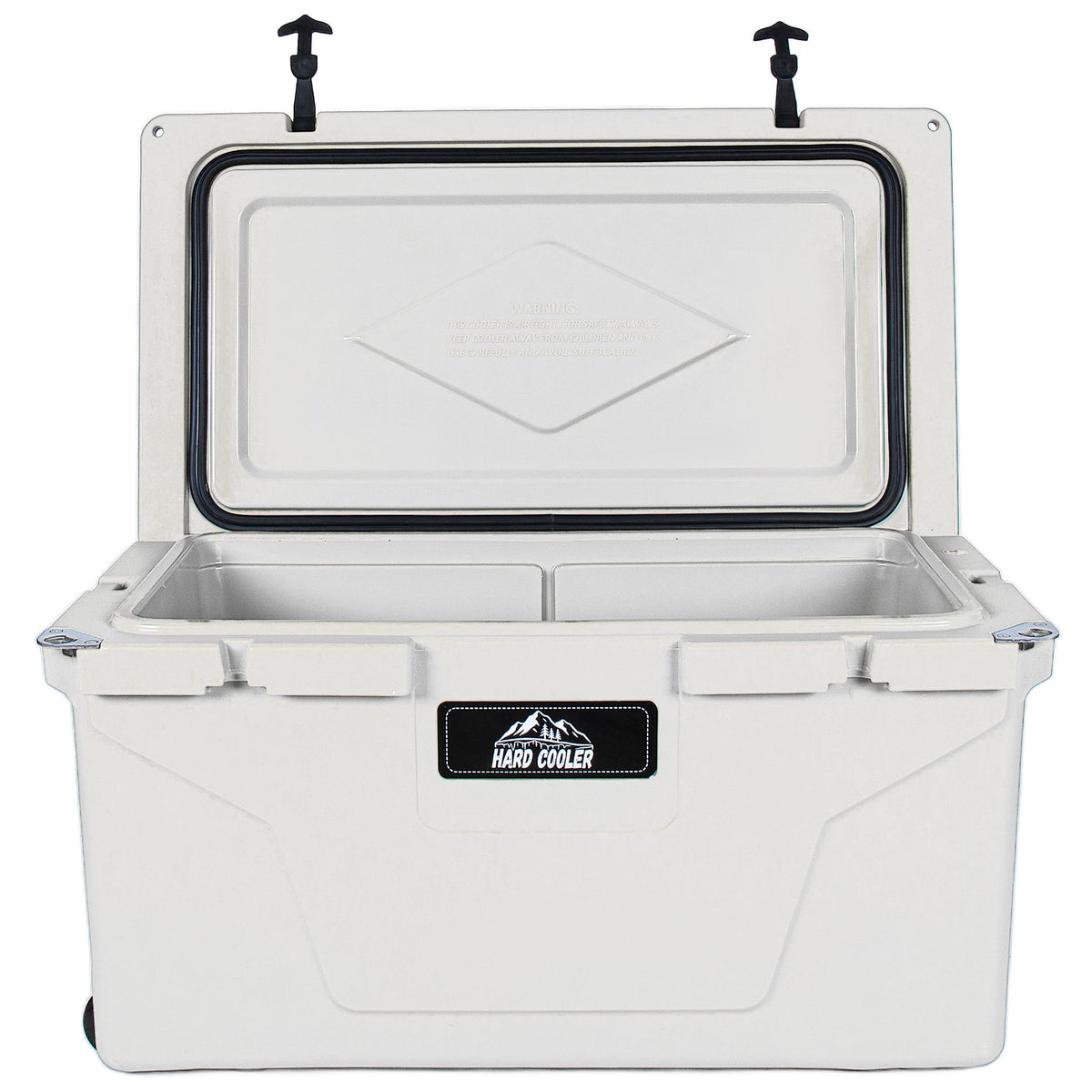 85 Quart Heavy-Duty Cooler with 6–10 Day Ice Retention – White