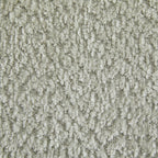 Boucle Curved 3-Seater Sofa with Round Arms - Light Upholstery