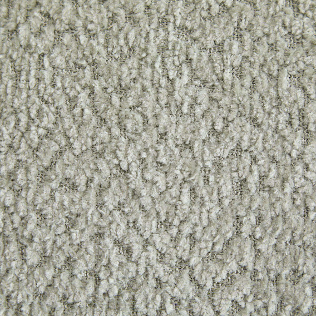 Boucle Curved 3-Seater Sofa with Round Arms - Light Upholstery