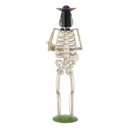 Halloween Skeleton Guitar Yard Decoration with Guitar - Metal