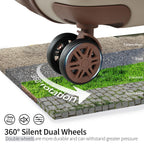 4 Piece Hard Shell Luggage Set with Spinner Wheels - Multiple Colors
