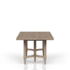 Sand Counter Height Dining Table with Double Pedestal Base