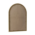 Vintage Iron Art Arch Mirror with Table & Wall Display Options - Gold or Pearl Silver