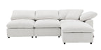 Naveen Modular Sectional With Ottoman - Modular Sofa Set with Ottoman - Beige or Dark Gray