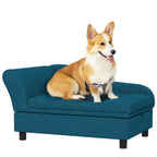 Elevated Pet Sofa Bed with Storage - Small & Medium Dogs