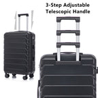 3 Pieces Set Spinner Wheel Luggage With Combination Lock
