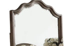 Weathered Mirror with Beveled Edge - Oak