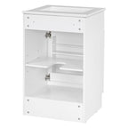 Bathroom Vanity with Sink and Adjustable Shelf - Multiple Colors