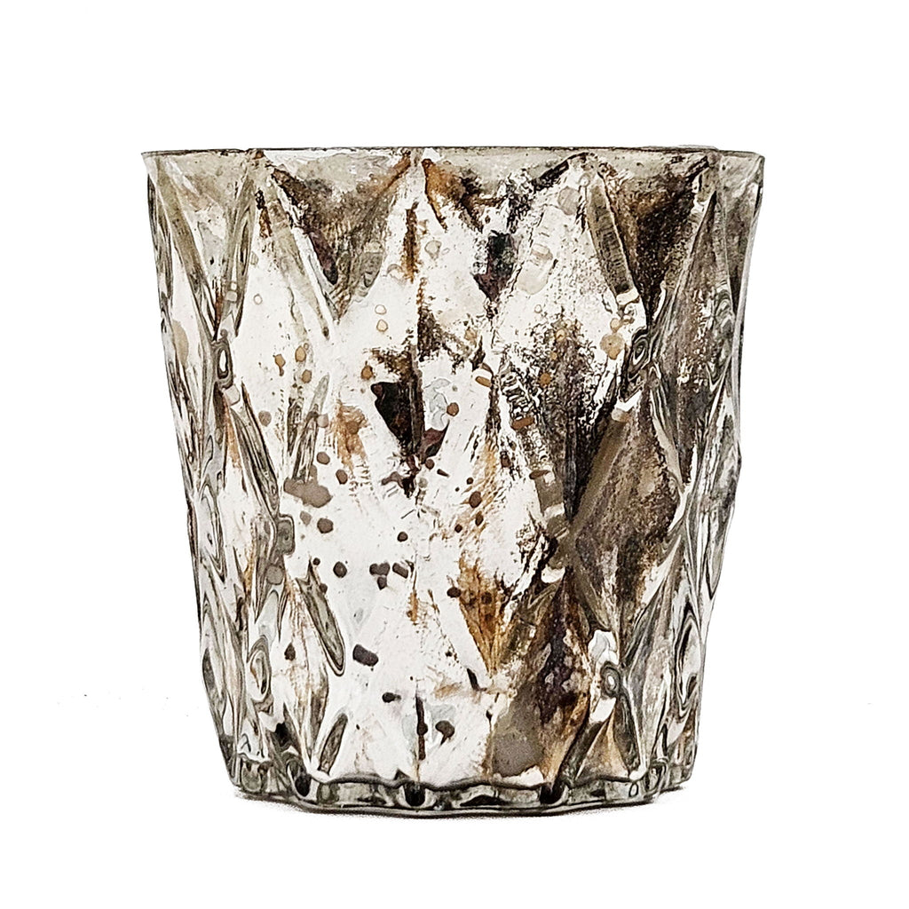 Scented Soy Wax Candle Set of 4 - Silver