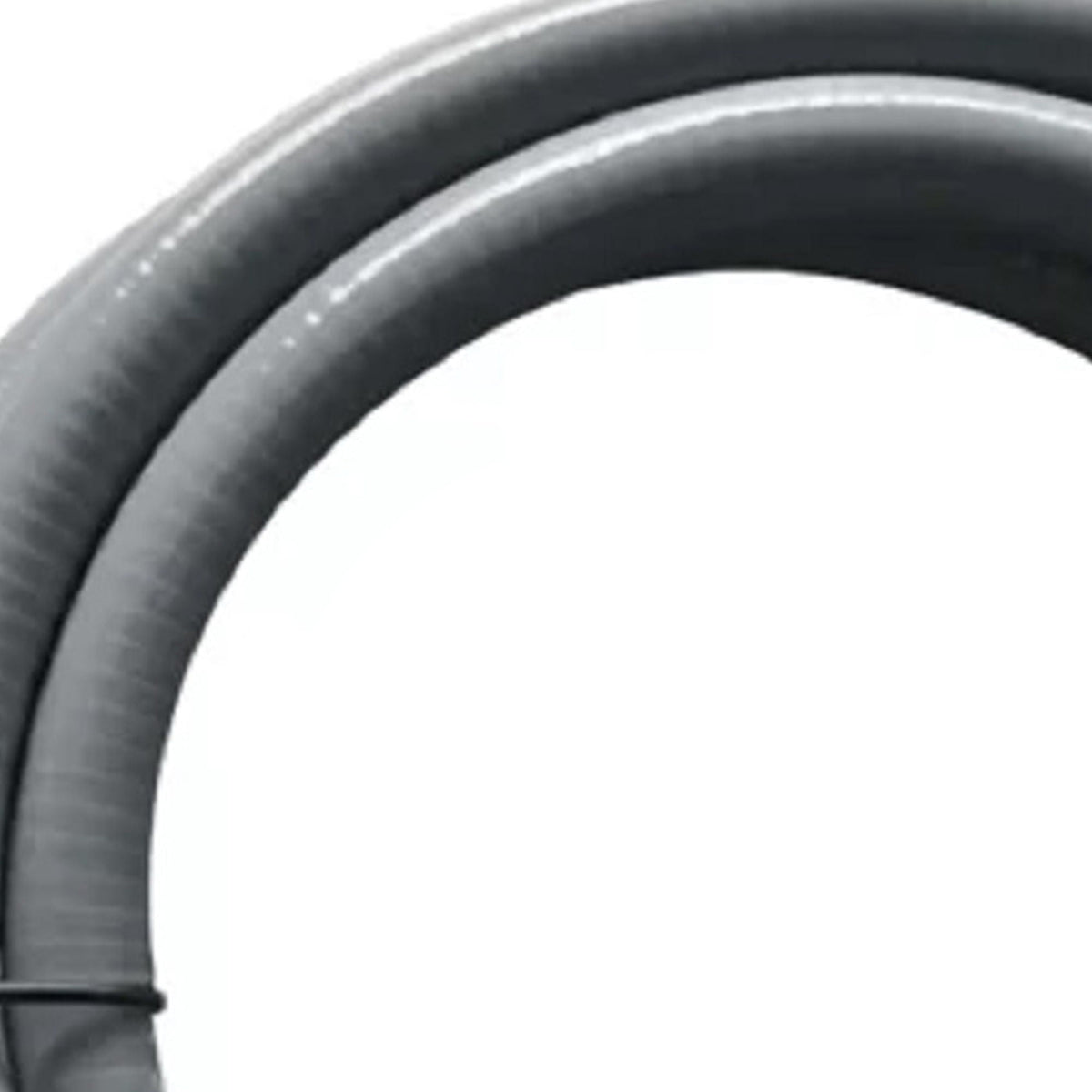 Fire Pit Gas Conversion Kit with Stainless Steel Pipe - Gray