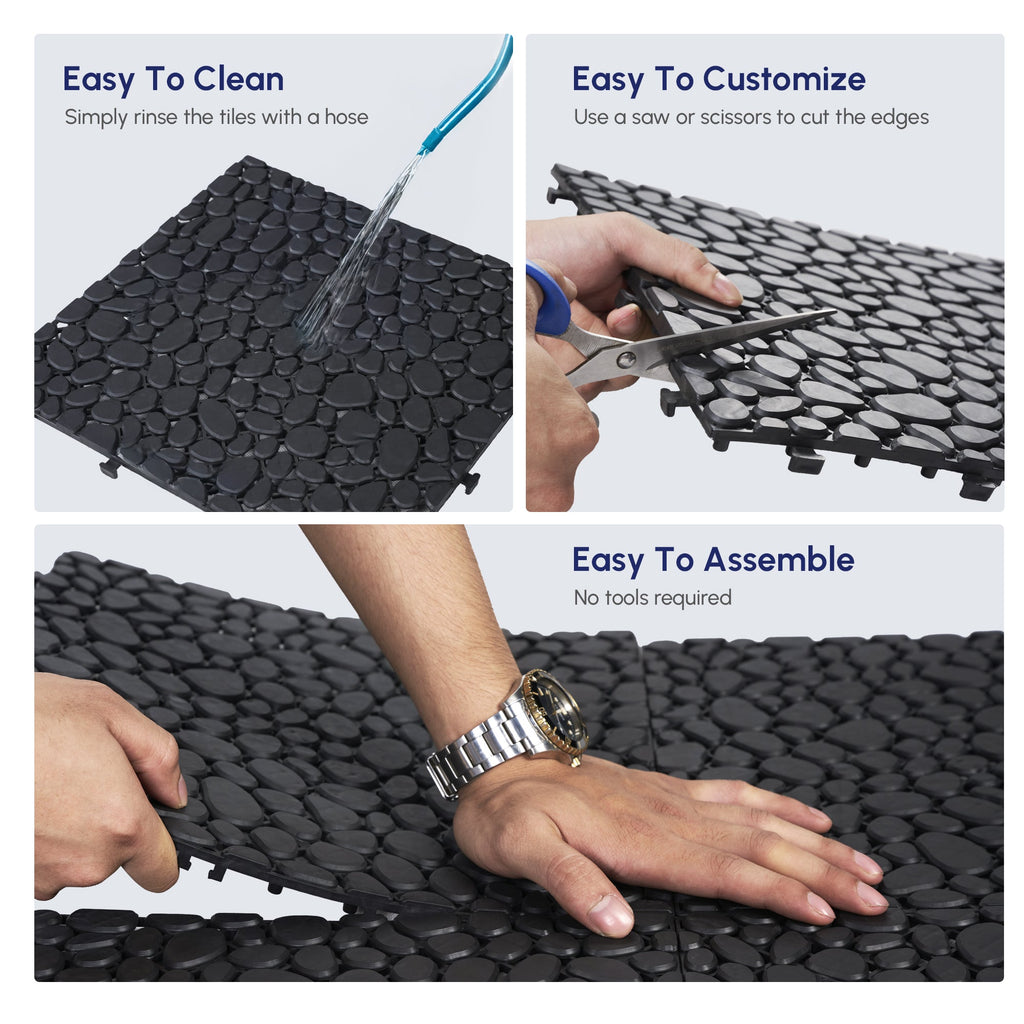 12 x 12 Inch Accessories with Durable Plastic Construction - Multiple Colors