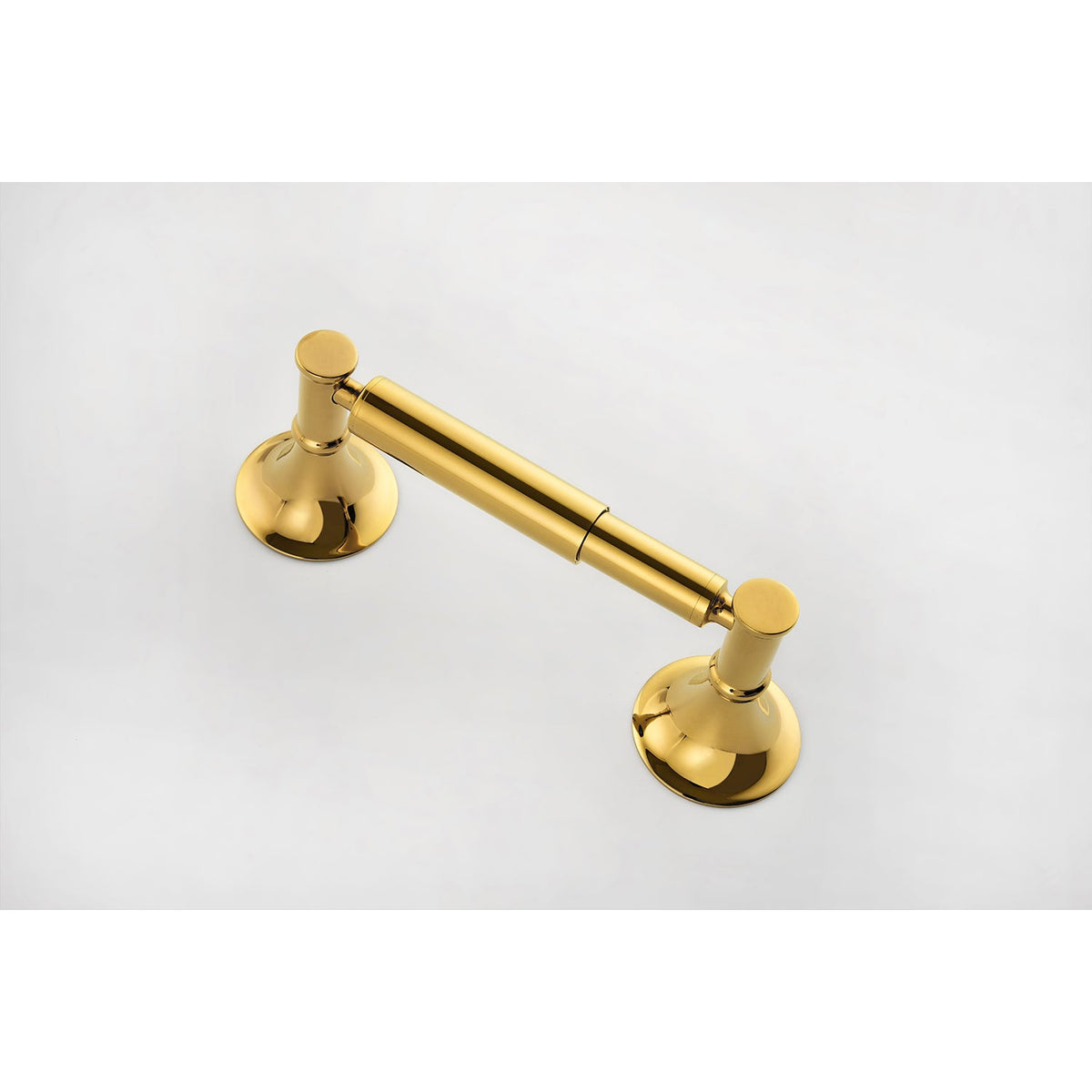 6 Piece Bathroom Accessories Set with Brass Construction - Gold, Matte Black, Brushed Gold