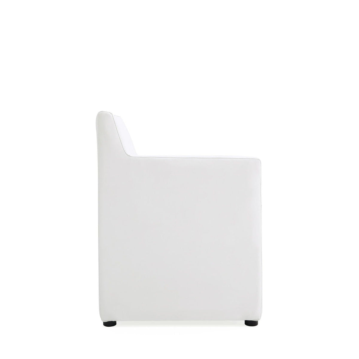 Square Armchair with Upholstered Seat - Available in Multiple Colors