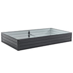Galvanized Raised Garden Bed with Durable Metal Construction - Outdoor