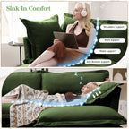Modern Slipcovered 2-Seat Sofa