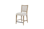 Counter Height Stools with Upholstered Seat - Sand (Set of 2)