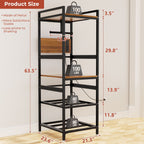 3D Printer Stand with Filament Storage and Power Panel - Black