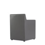 Square Armchair with Upholstered Seat - Available in Multiple Colors