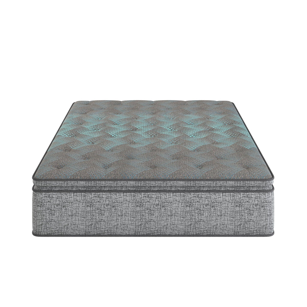 10" Hybrid Euro Top Mattress with Plush Comfort - Dark Gray