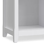 Amherst Cube Storage Bookcase with Large Cubbies - Dark Brown, Dark Gray, or White