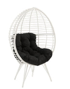 Galzed Patio Seating with Metal & Wicker Construction - Outdoor