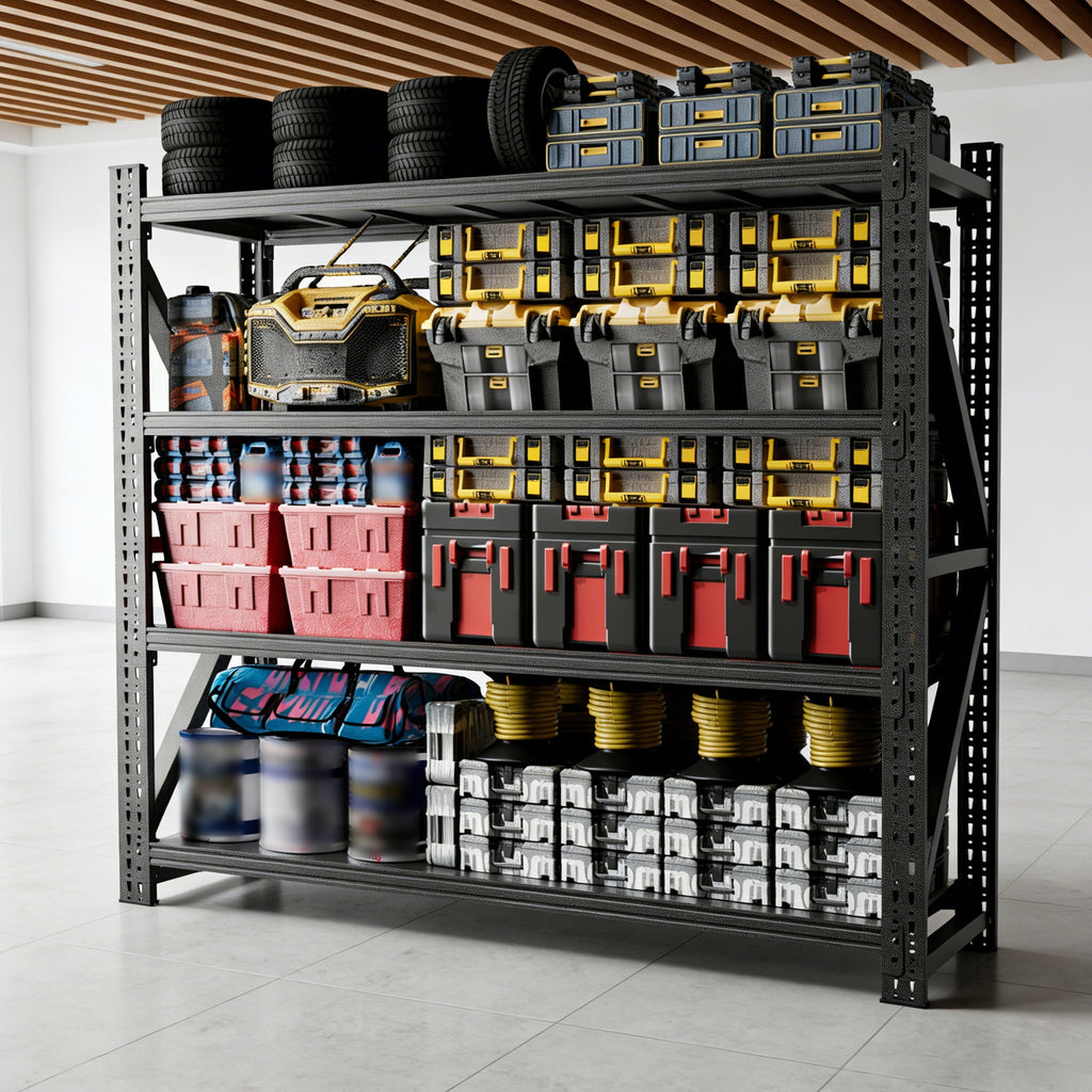 Heavy Duty Metal Adjustable Garage Shelves