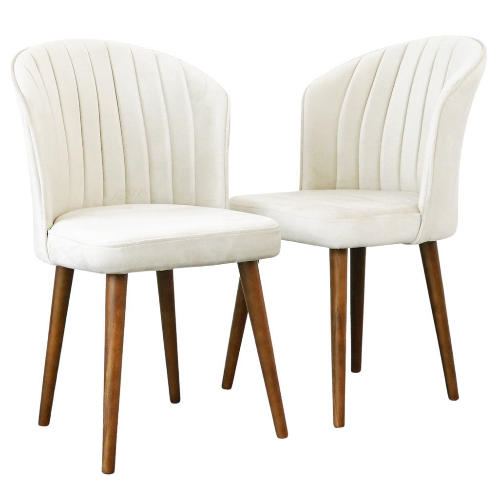Comfortable Parsons Dining Chair Set with No Assembly Required - Beige, Blue, Yellow