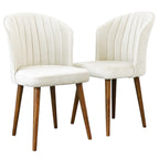 Comfortable Parsons Dining Chair Set with No Assembly Required - Beige, Blue, Yellow