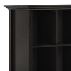 Amherst Cube Storage Bookcase with Large Cubbies - Dark Brown, Dark Gray, or White