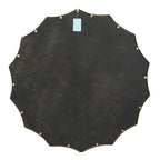 Round Sunburst Wall Mirror With Wall Decor