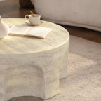 Mgo Modern Minimalist Round Accent Coffee Table