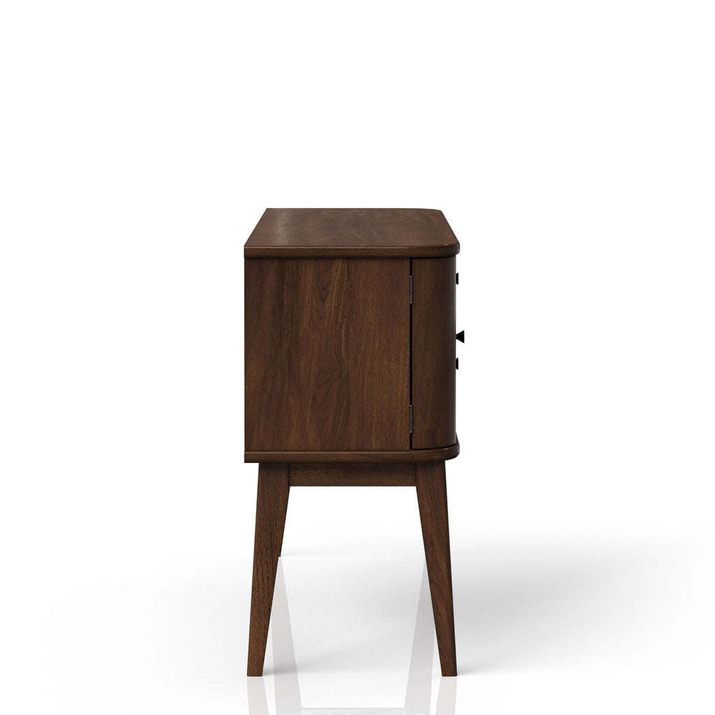 Cherry Server with 2 Drawers and 2 Cabinets - Solid Wood & MDF