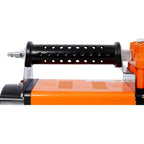 Heavy Duty 12V Air Compressor with Pressure Gauge – Black / Orange