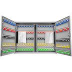 Adjustable Key Lock Box with Digital Lock - 400 Key Capacity - Gray