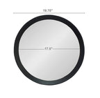Transitional Mango Wood Wall Mirror with Frame - Multiple Colors