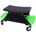 Heavy Duty Mechanic Stool with Tool Storage - Green