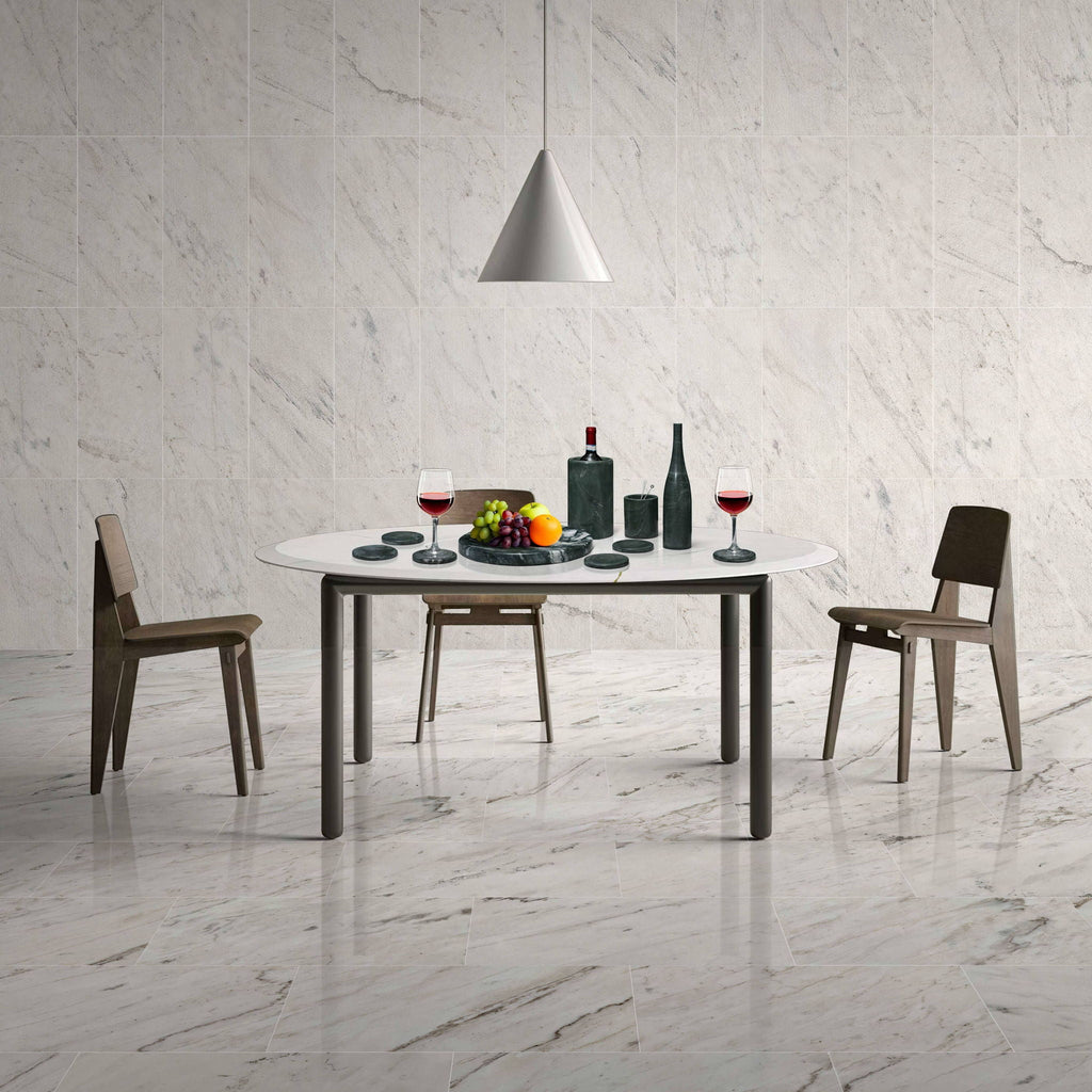 10 Pieces Luxury Natural Marble Dining Room Accessories Set
