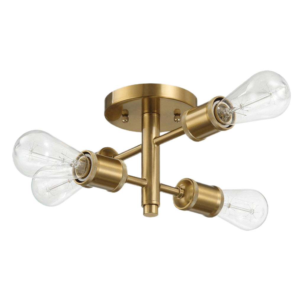 Ephemeral - 4 Lights Semi Flush Mount Ceiling Pendant