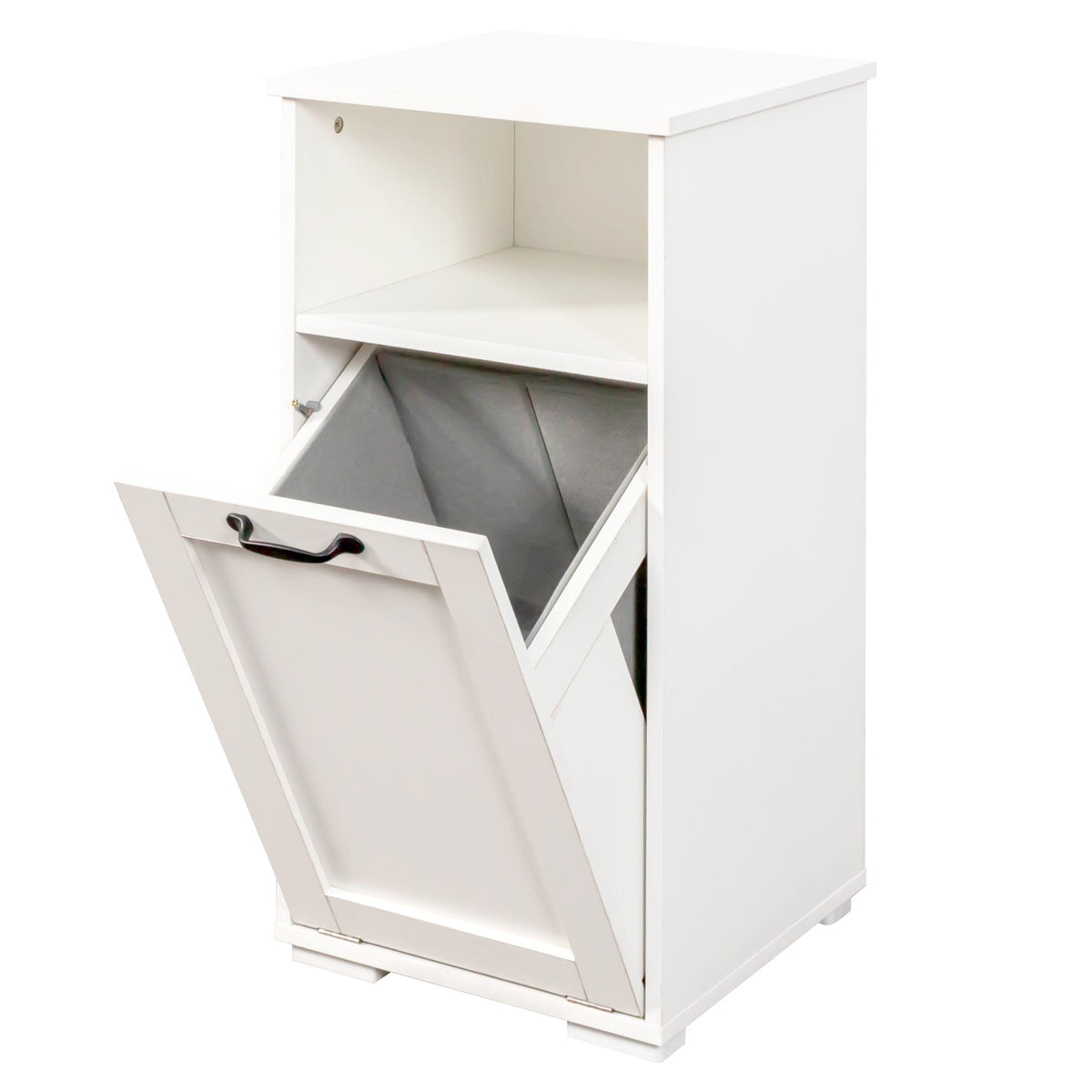Laundry Cabinet with Removable Liner Bag - Bathroom Storage