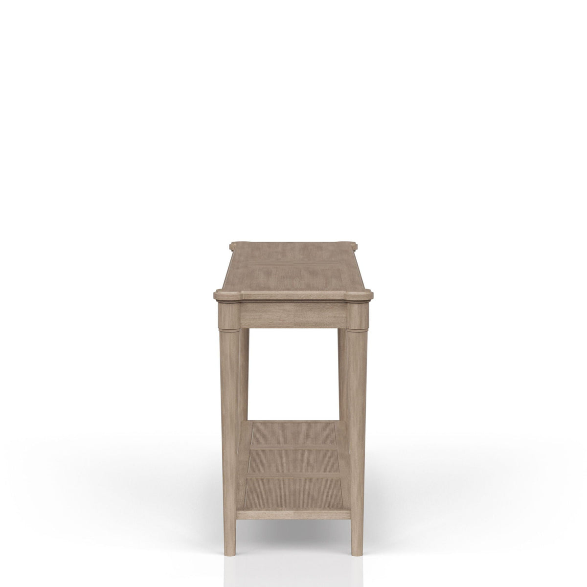 Sofa Table with Storage Drawers and Shelf – Sand