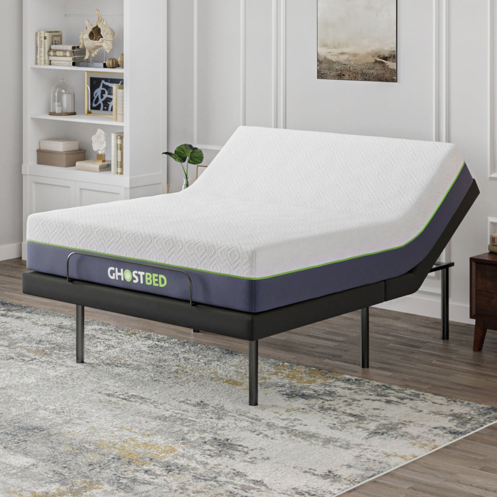 Adjustable Base Comfort with Massage and Zero Gravity - White