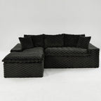 Convertible Modular Sectional Sofa with Twin Seat and Chaise - Multiple Colors