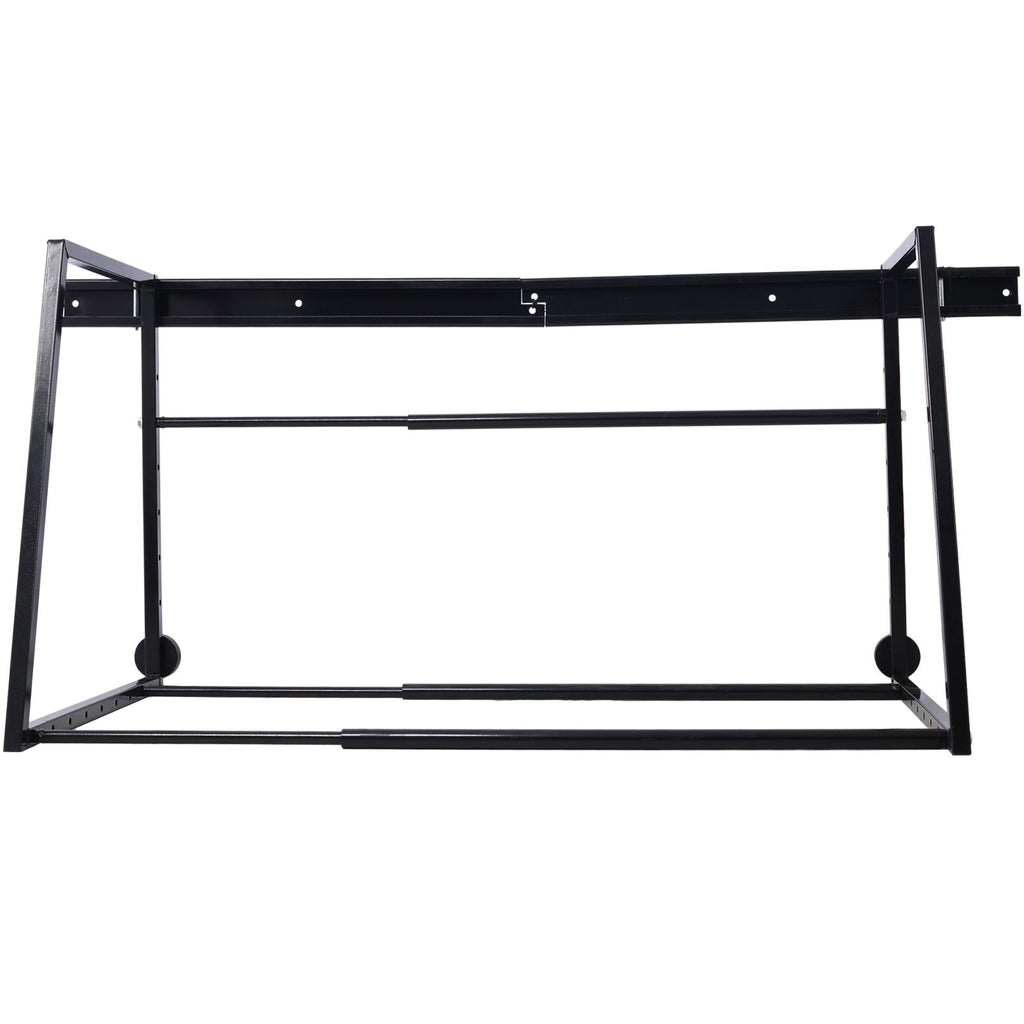 Heavy Duty Adjustable Garage Wall Multi-Tire Rack Storage with 400 lb Capacity - Black