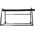 Heavy Duty Adjustable Garage Wall Multi-Tire Rack Storage with 400 lb Capacity - Black