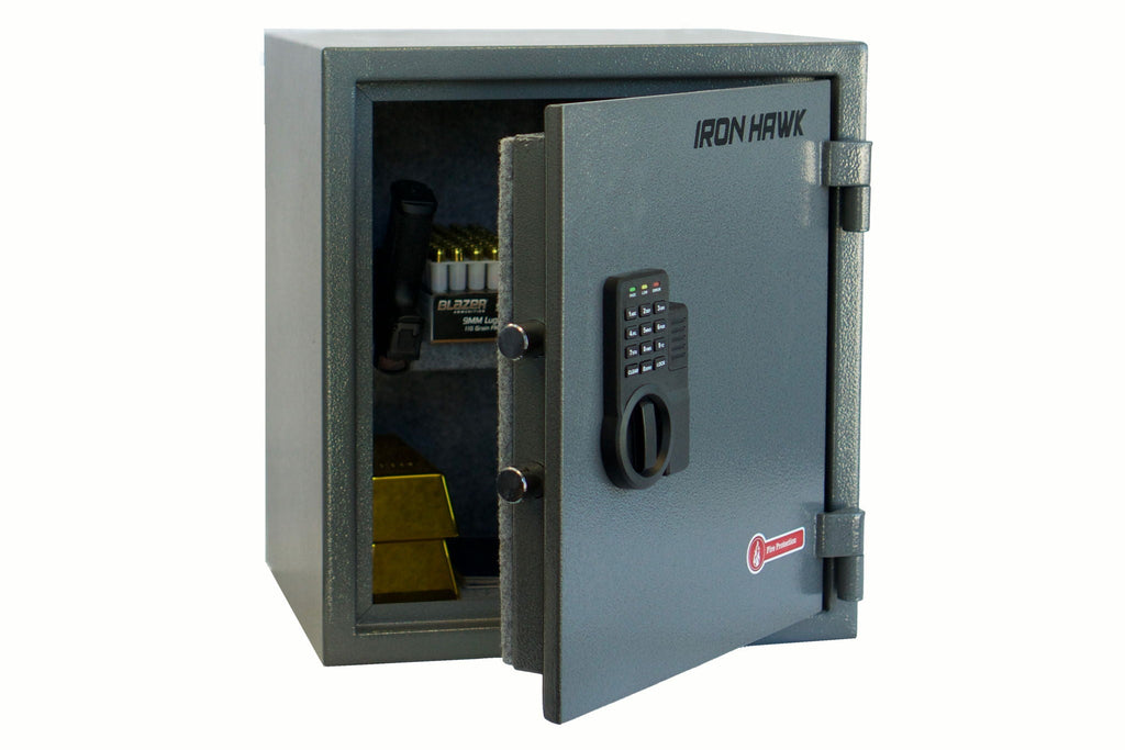Durable Construction Office Safe with Steel Body - Dark Gray